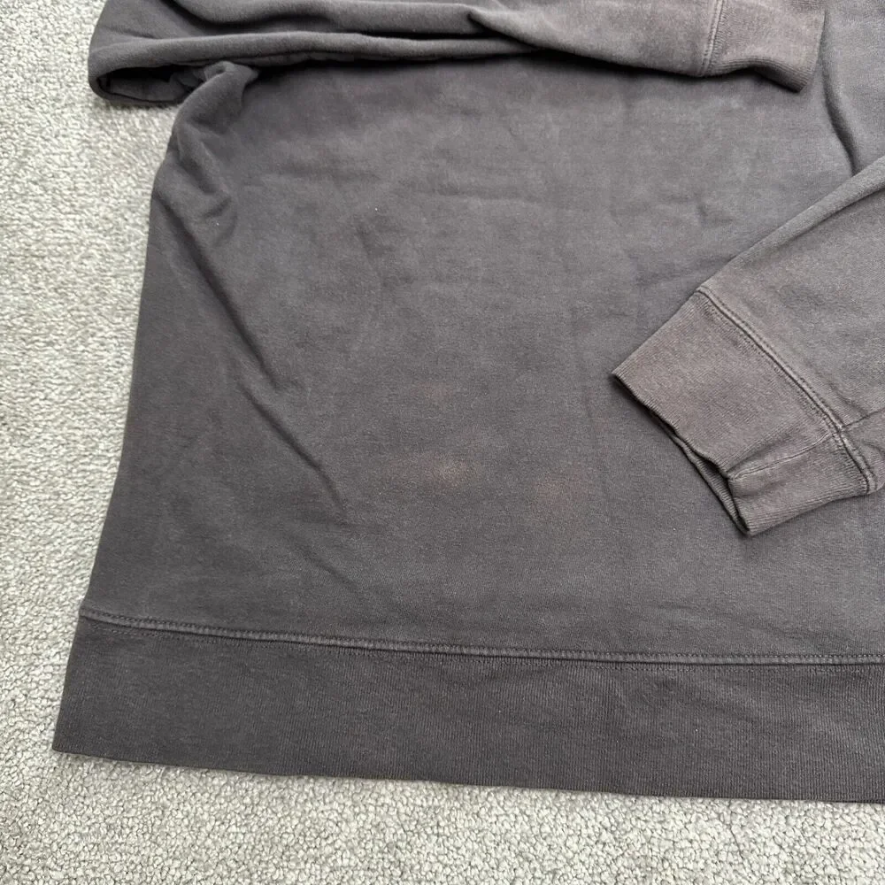 The North Face Hoodie Sweatshirt Mens Large Gray Graphic Fleece Pullover Outdoor